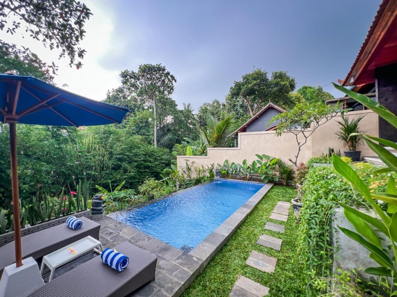 Aris House Private Pool Villa Ubud Eksteriør billede